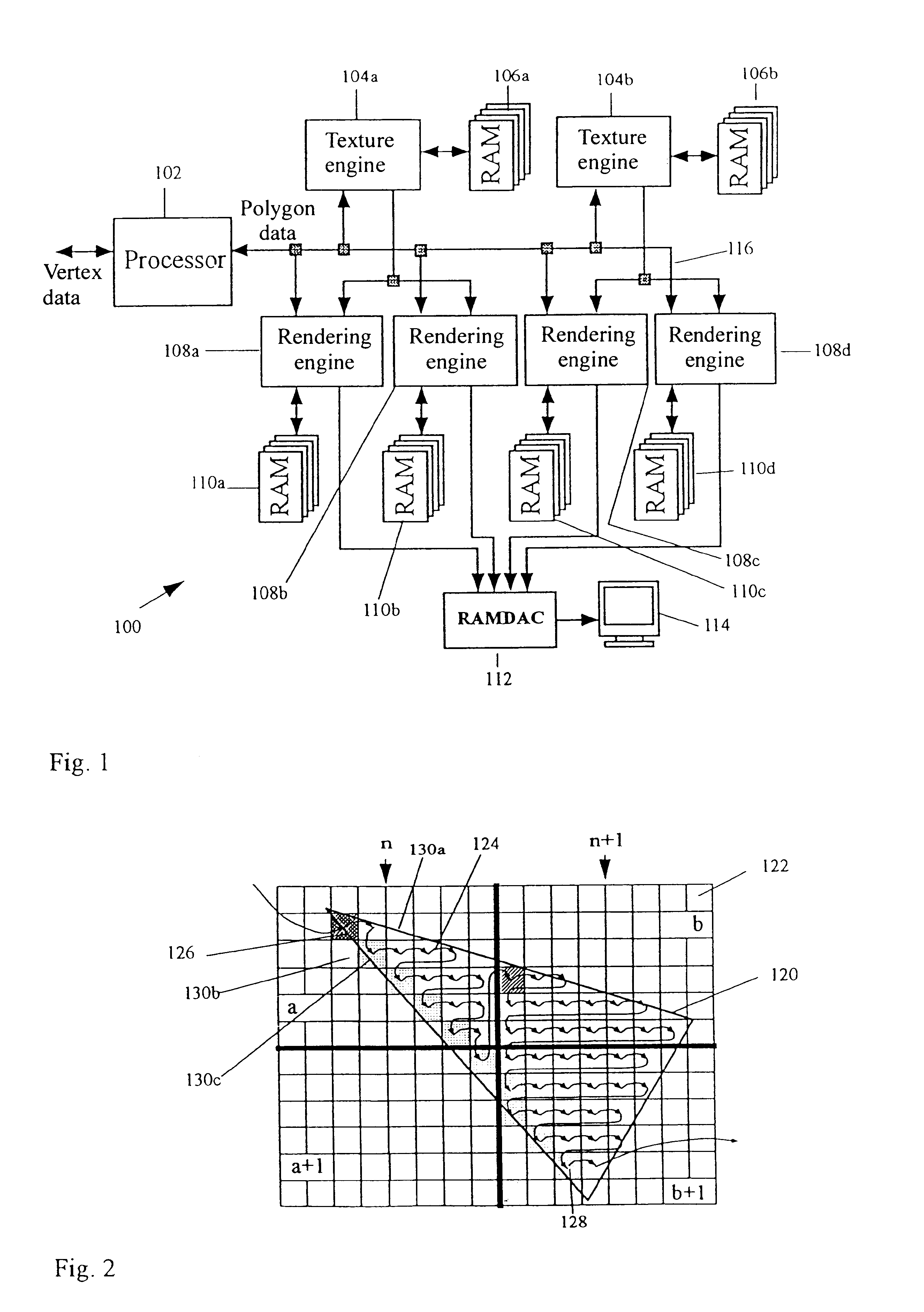 Method for rasterizing a graphics basic component