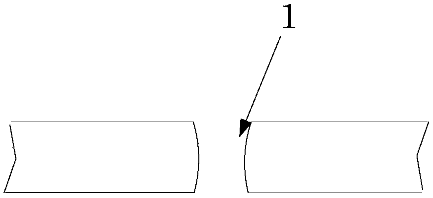 Metal wire repair method for display substrate, lens and laser used for the method