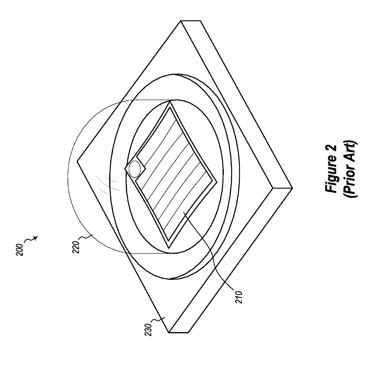 Active illumination source and PCB components having mountings for reduced Z-height and improved thermal conductivity