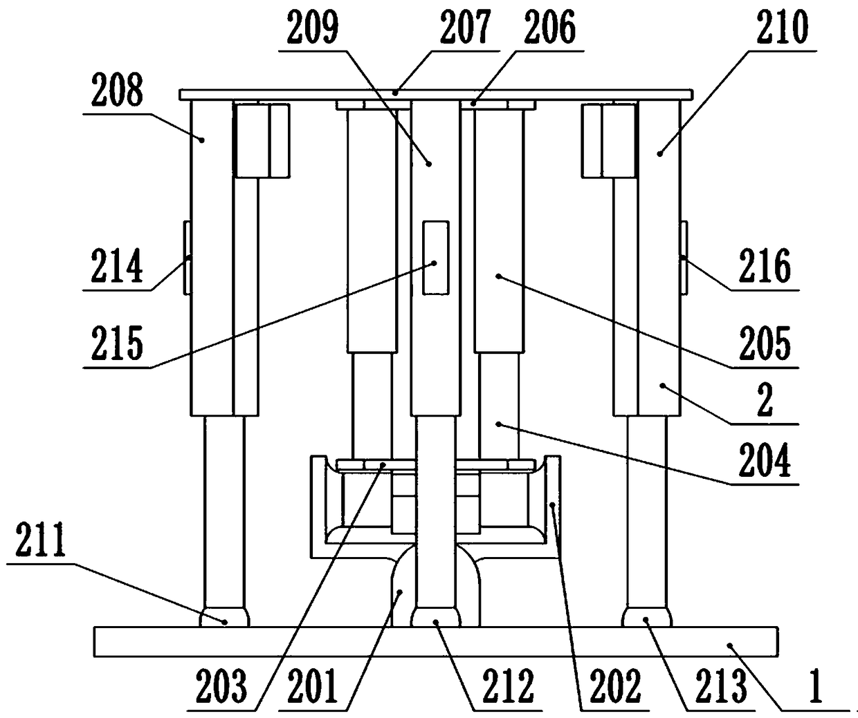 Six-degree-of-freedom wave compensation platform