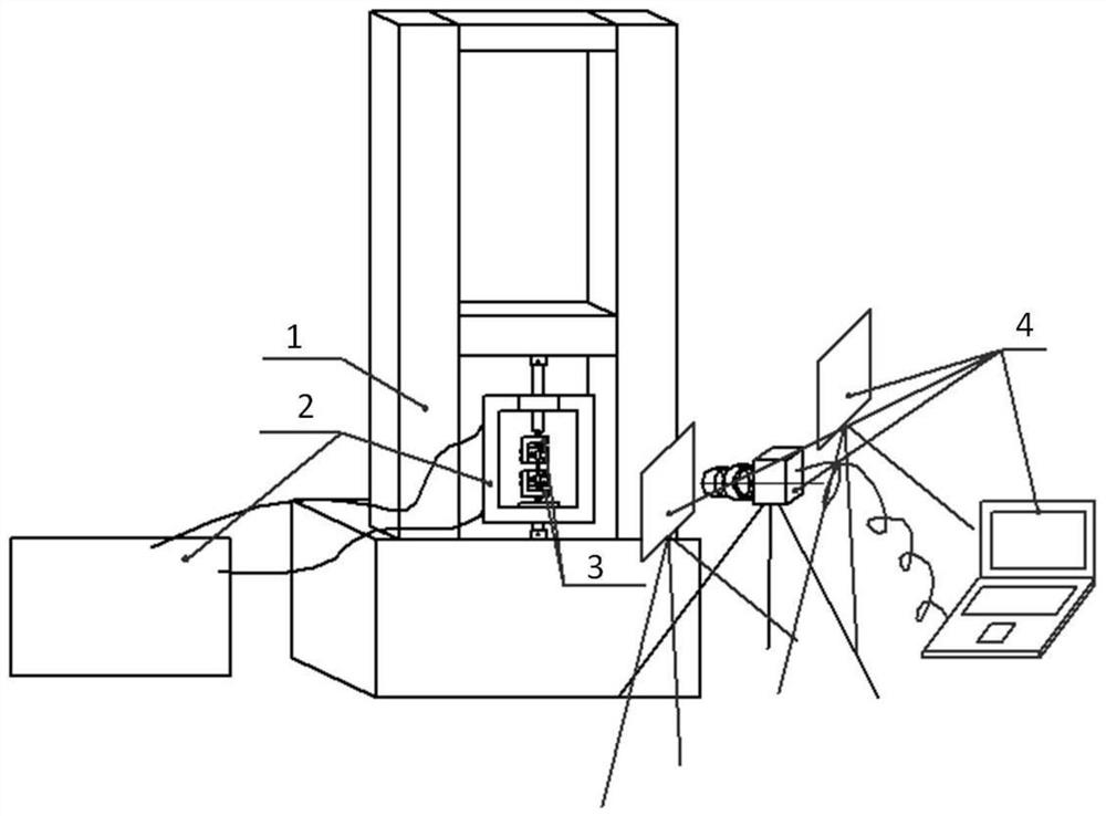 System and method for testing tensile property of soft hydrophilic material in normal saline