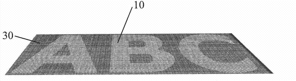 Printed anti-counterfeiting pattern, method for manufacturing same and anti-counterfeiting product with same