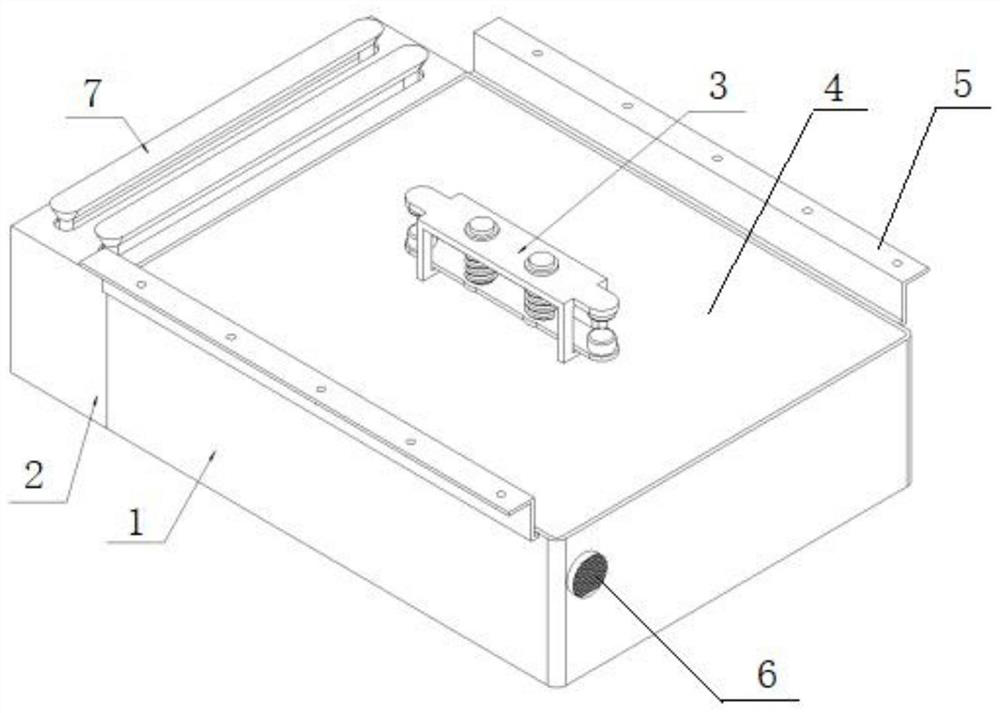 New energy battery box with good protection effect