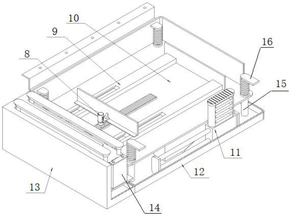 New energy battery box with good protection effect