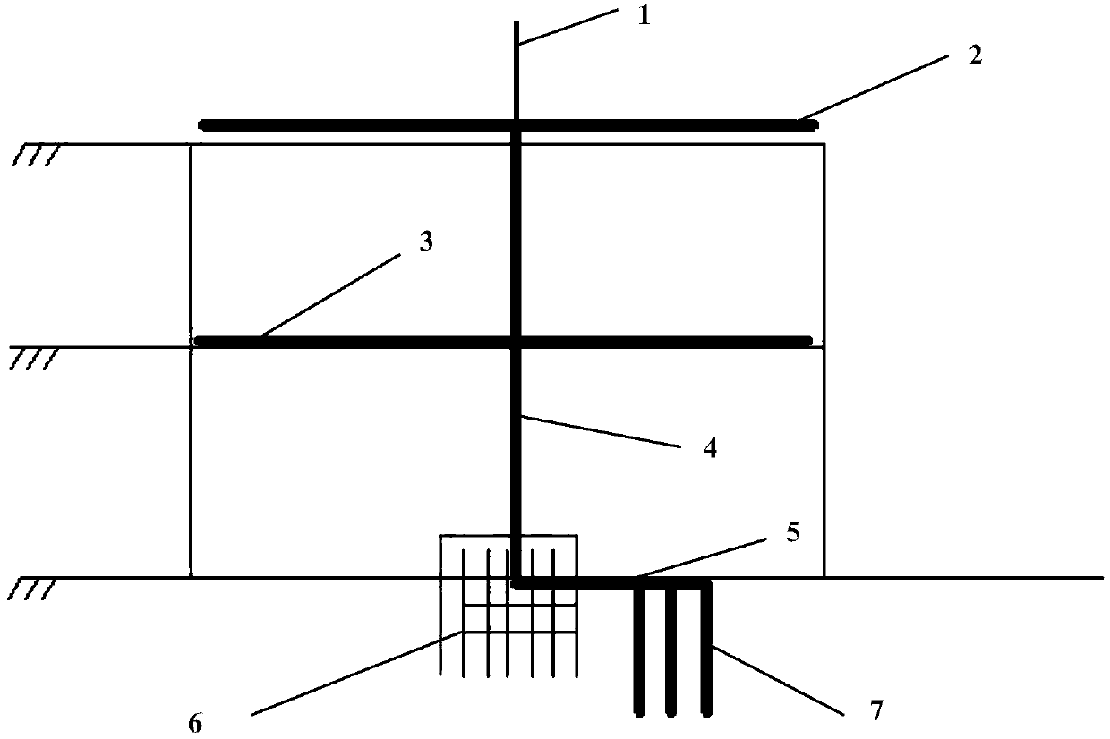 A kind of installation and construction technology of grounding copper cable