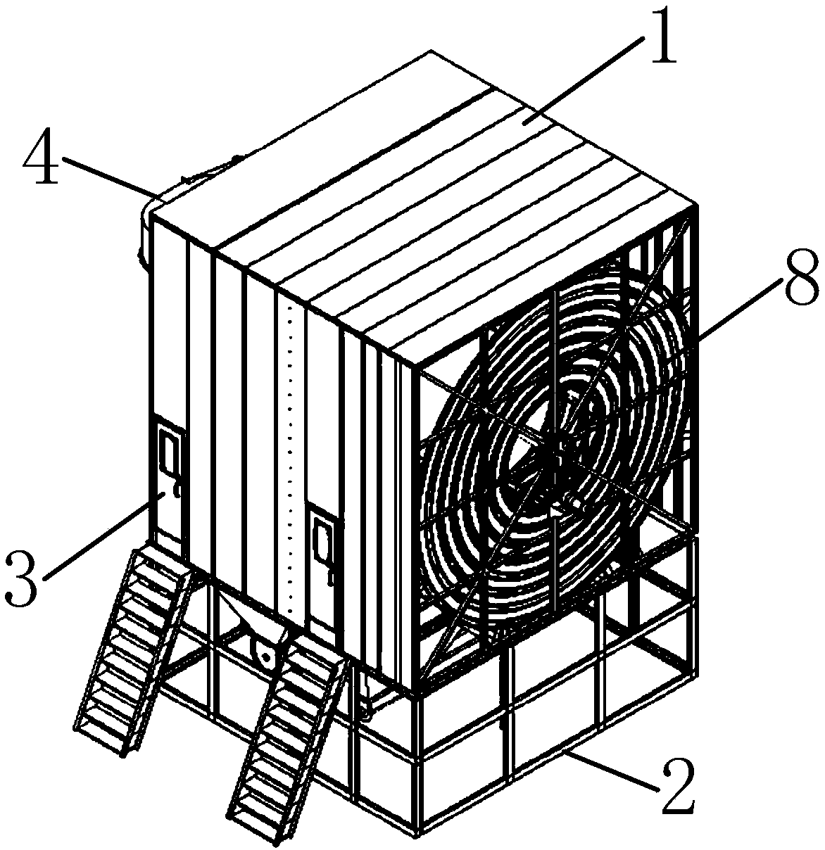 Cotton processing dust-removing machine set