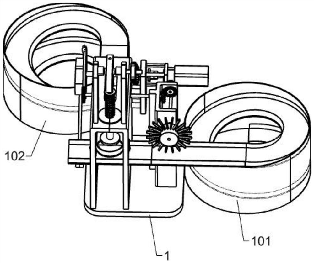 Tire pressing assembly machine