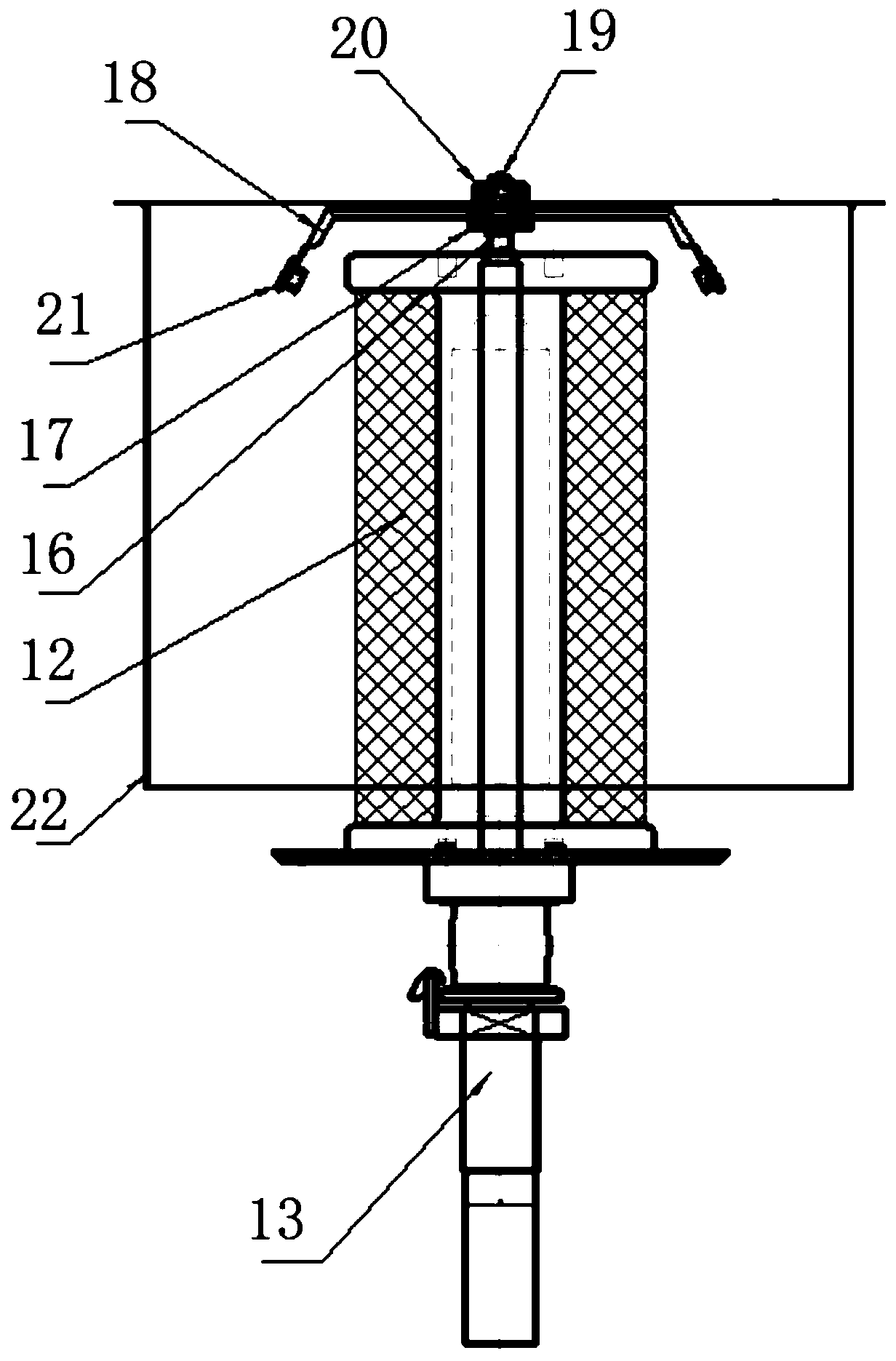 One-step composite twisting frame