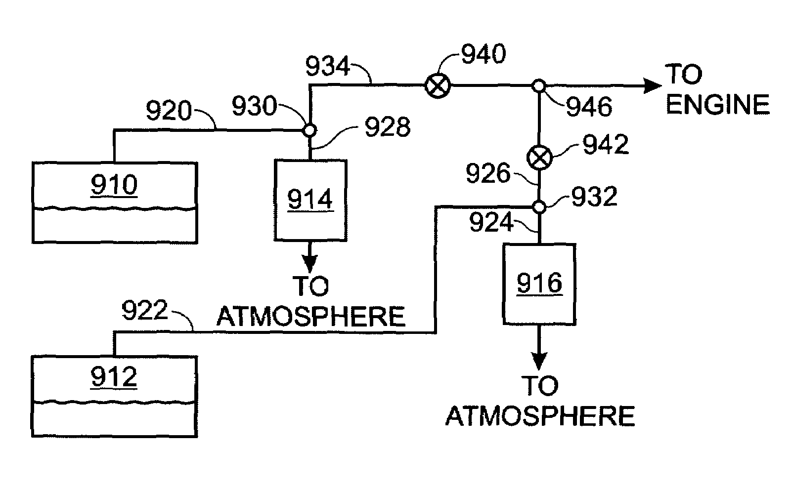 System and method for engine with fuel vapor purging