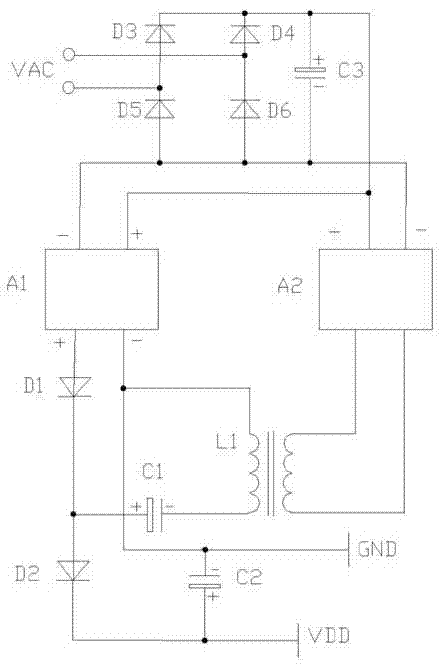 Oxyhydrogen generator dual-power supply circuit