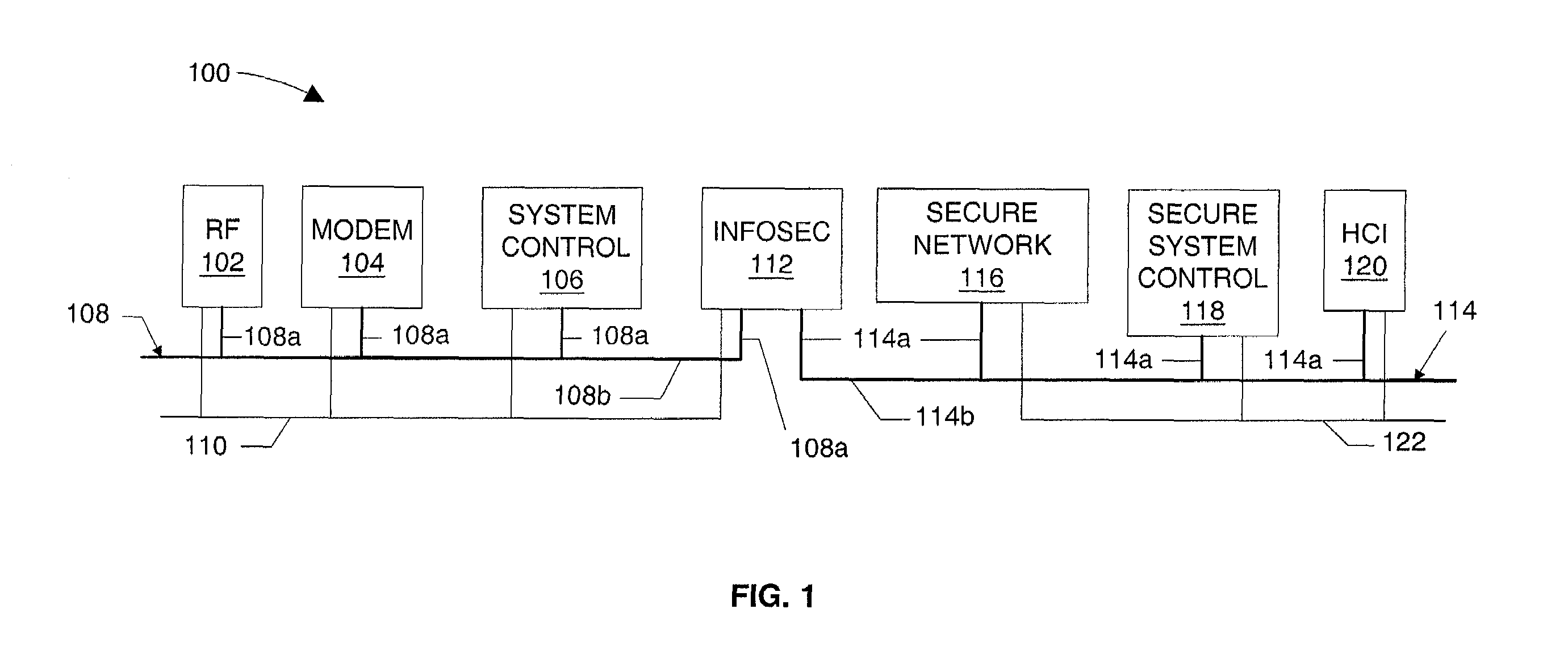 Radio with internal packet network