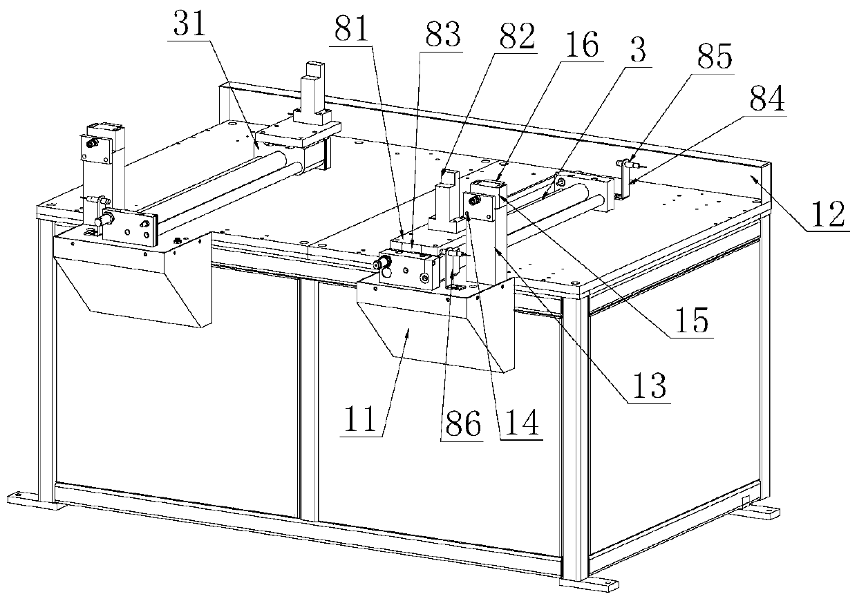 Double pushing type rack