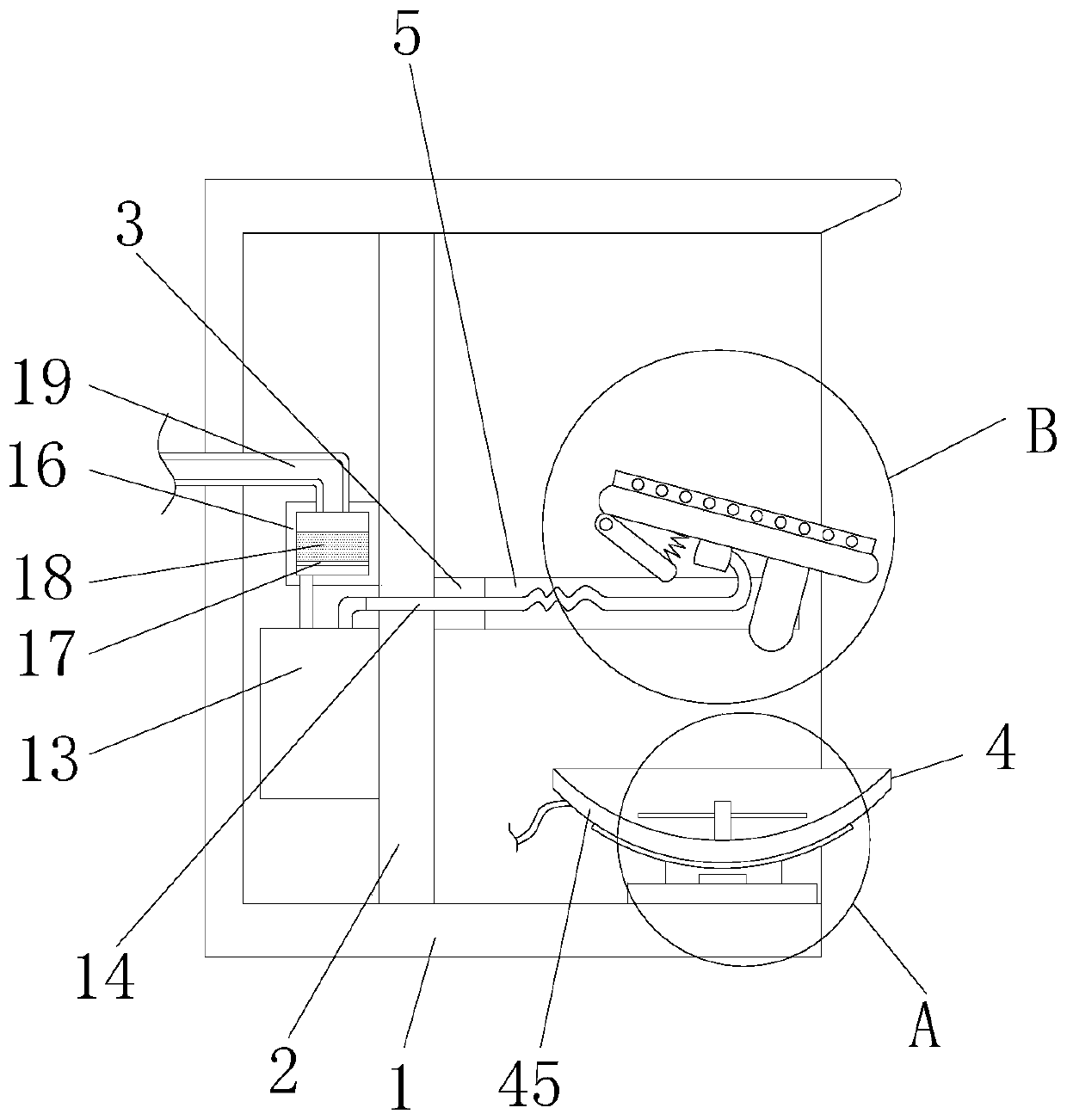 A self-extracting electric heating shoe rack