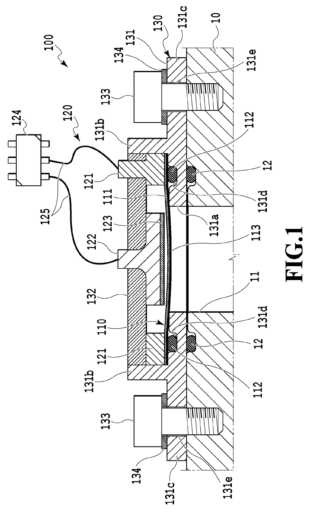 Capacitance-Detection Type Pressure Switch and Pressure Sensor