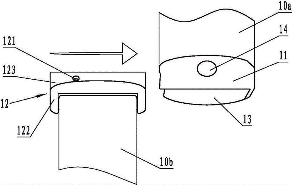 Connecting structure of flexible belts of wearable products