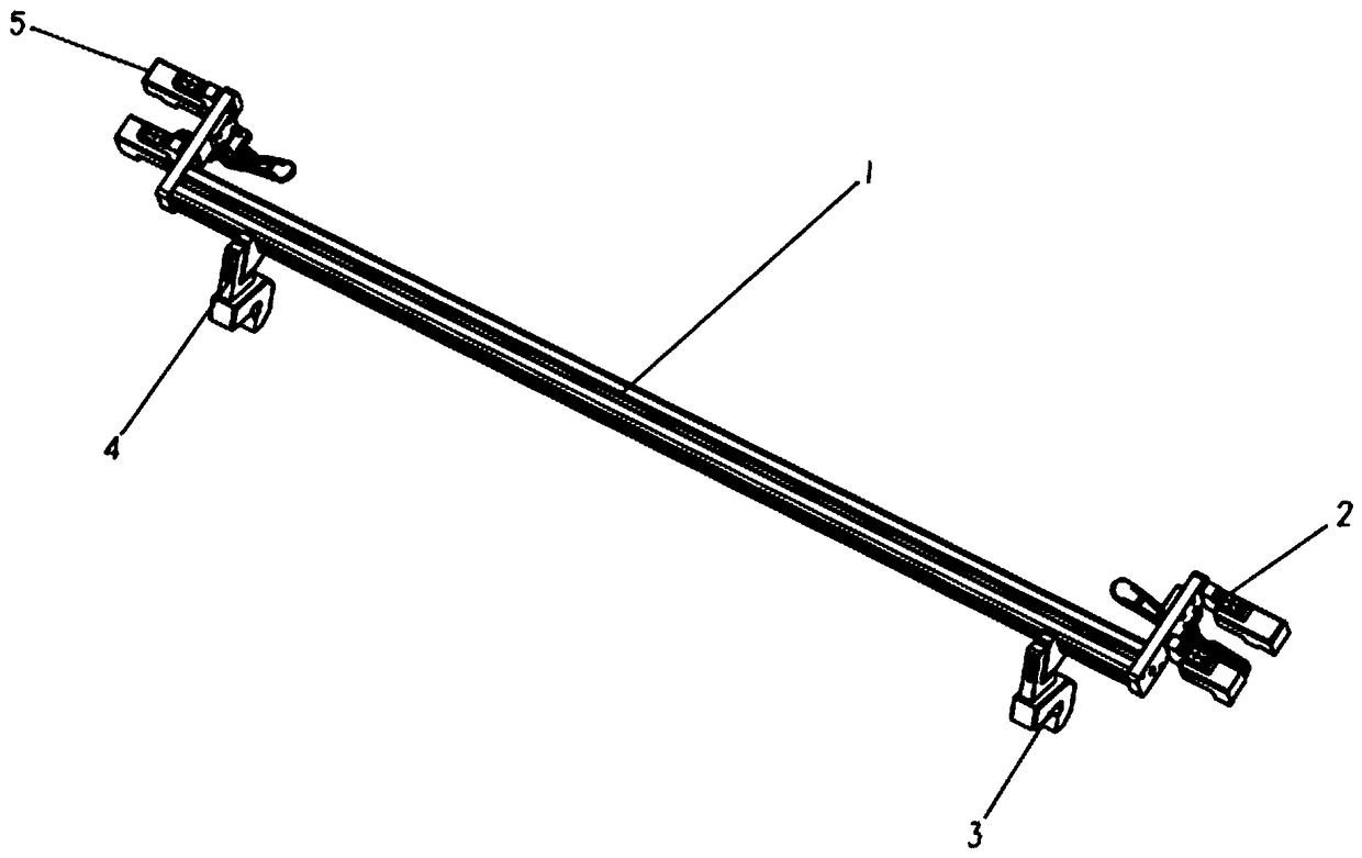 A kind of assembly jig used for installing the body fender
