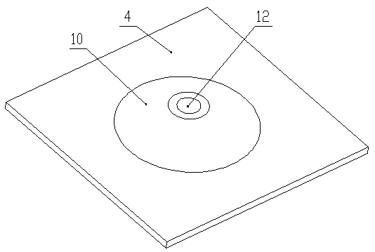 High impact and large transformation resisting energy absorption anchoring tray component and energy absorption anchoring method thereof