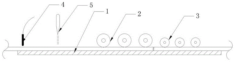 Finger joint device for bamboo piece jointing in length