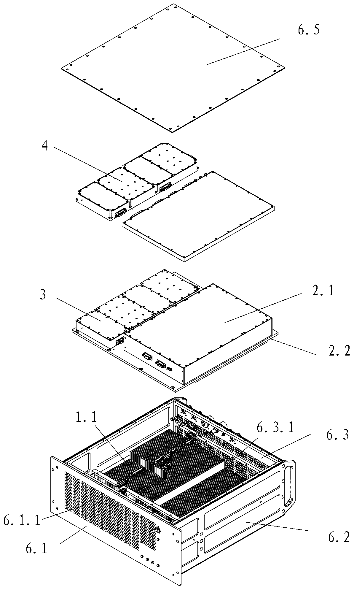 Full duplex communication device with high heat dissipation performance