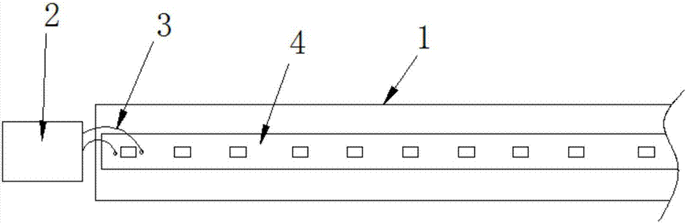 Intelligent LED lamp with functions of positioning and passenger flow volume counting