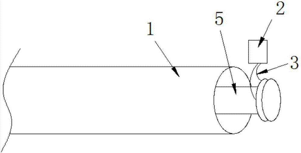 Intelligent LED lamp with functions of positioning and passenger flow volume counting