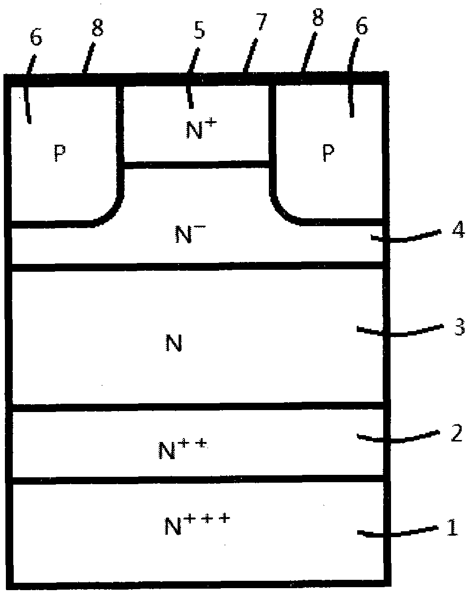 Junction barrier schottky having low forward voltage drop