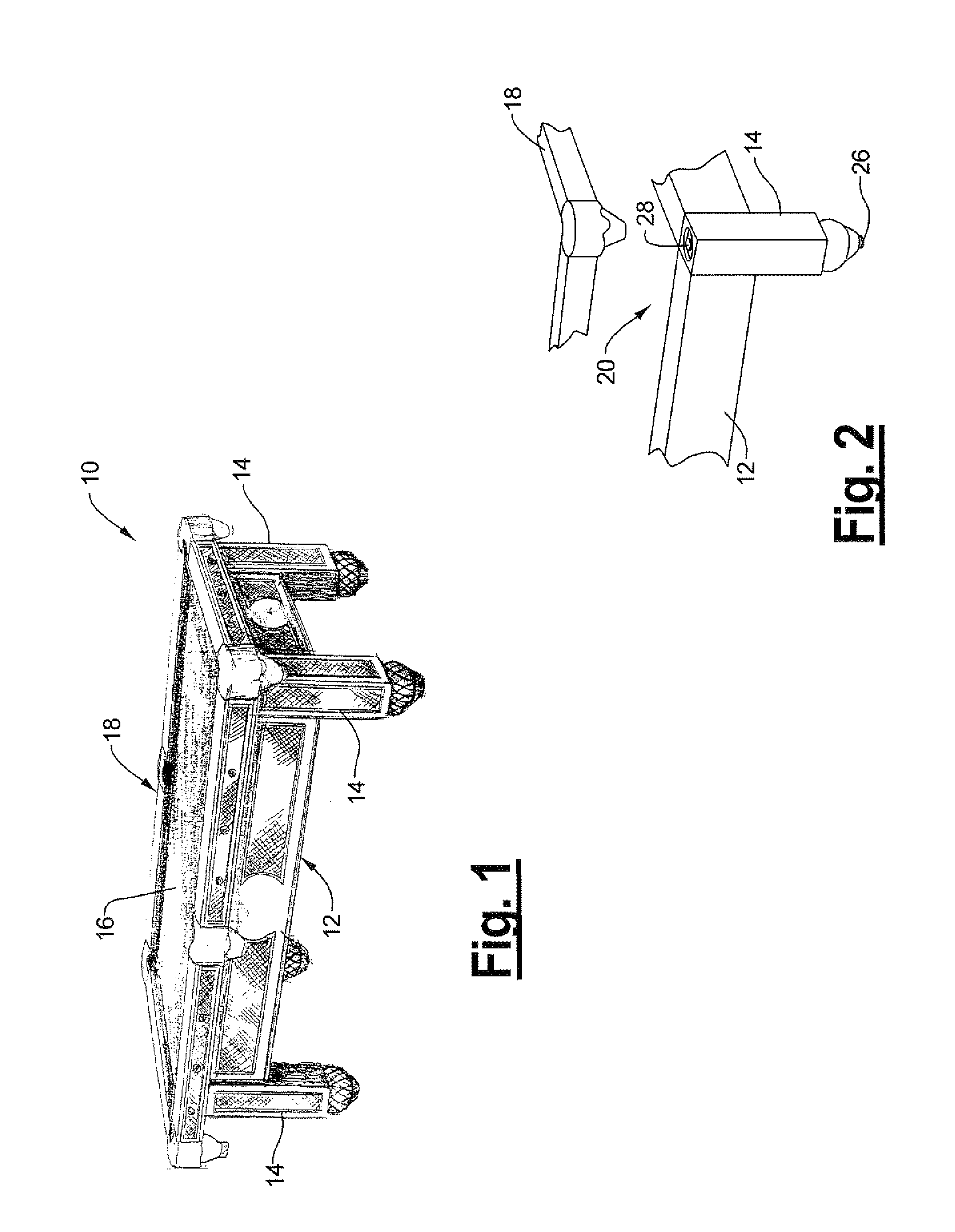 Pool table leveling system