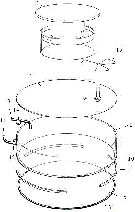 Solidification-type flatness sampling device for constructional engineering