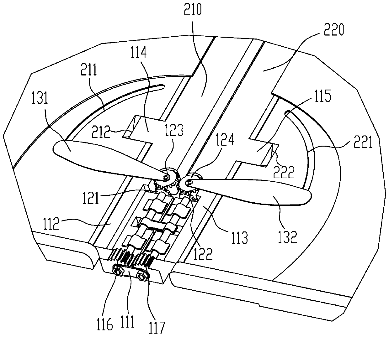 Folding device, flexible display and mobile terminal