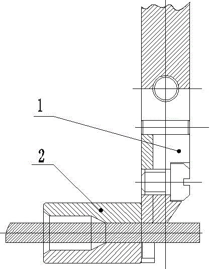 Molding method for angled screw cap of airplane