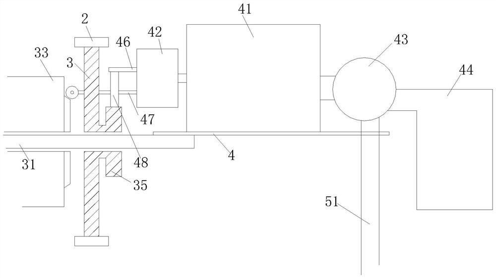 A cleaning device for tin ash in float glass tin bath