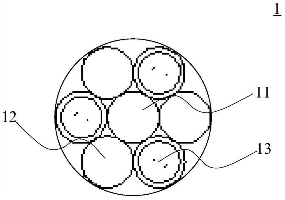 Mooring cable and manufacturing method thereof