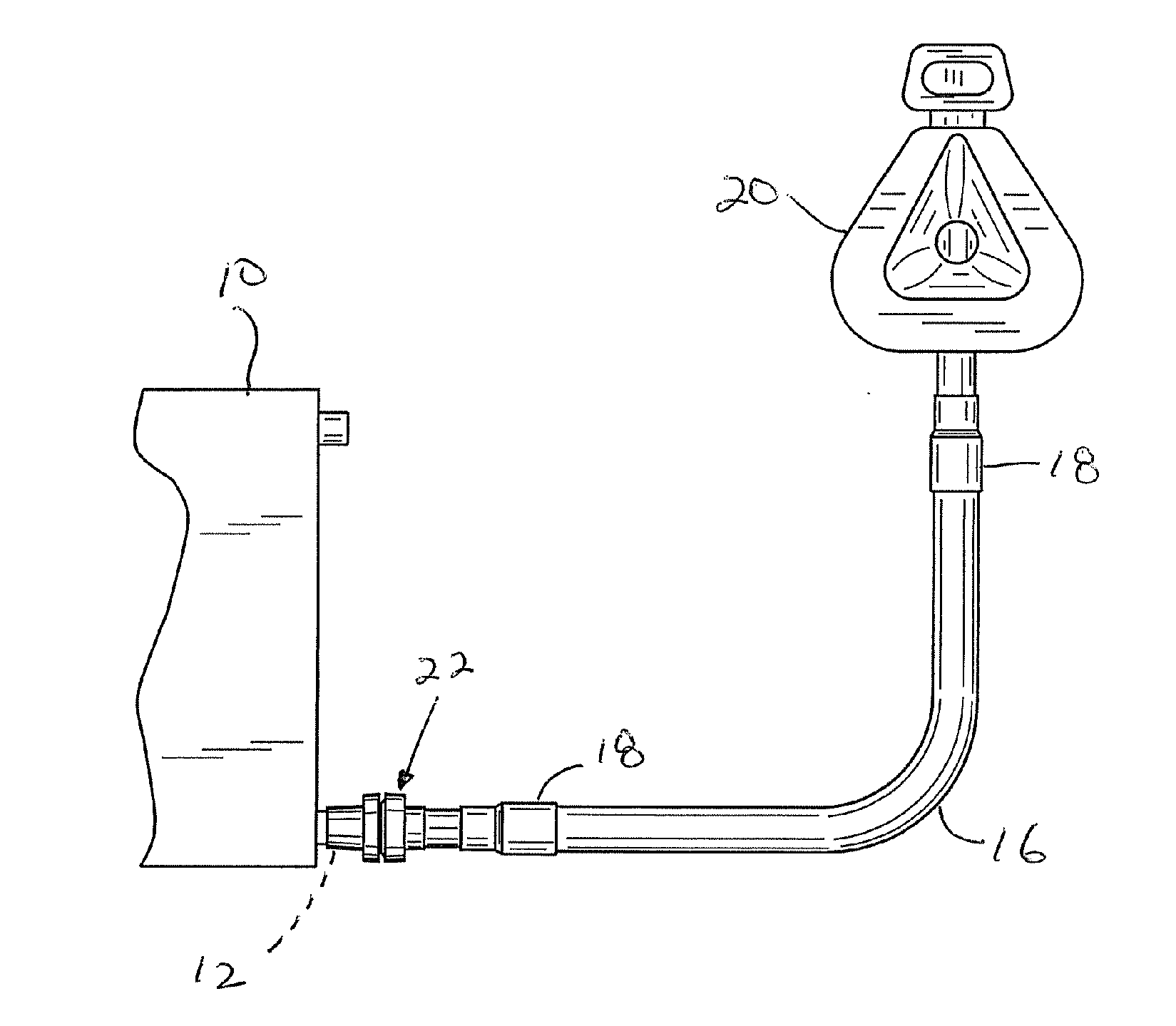 Swivel filter for use with sleep apnea and other respiratory equipment including associated interface systems