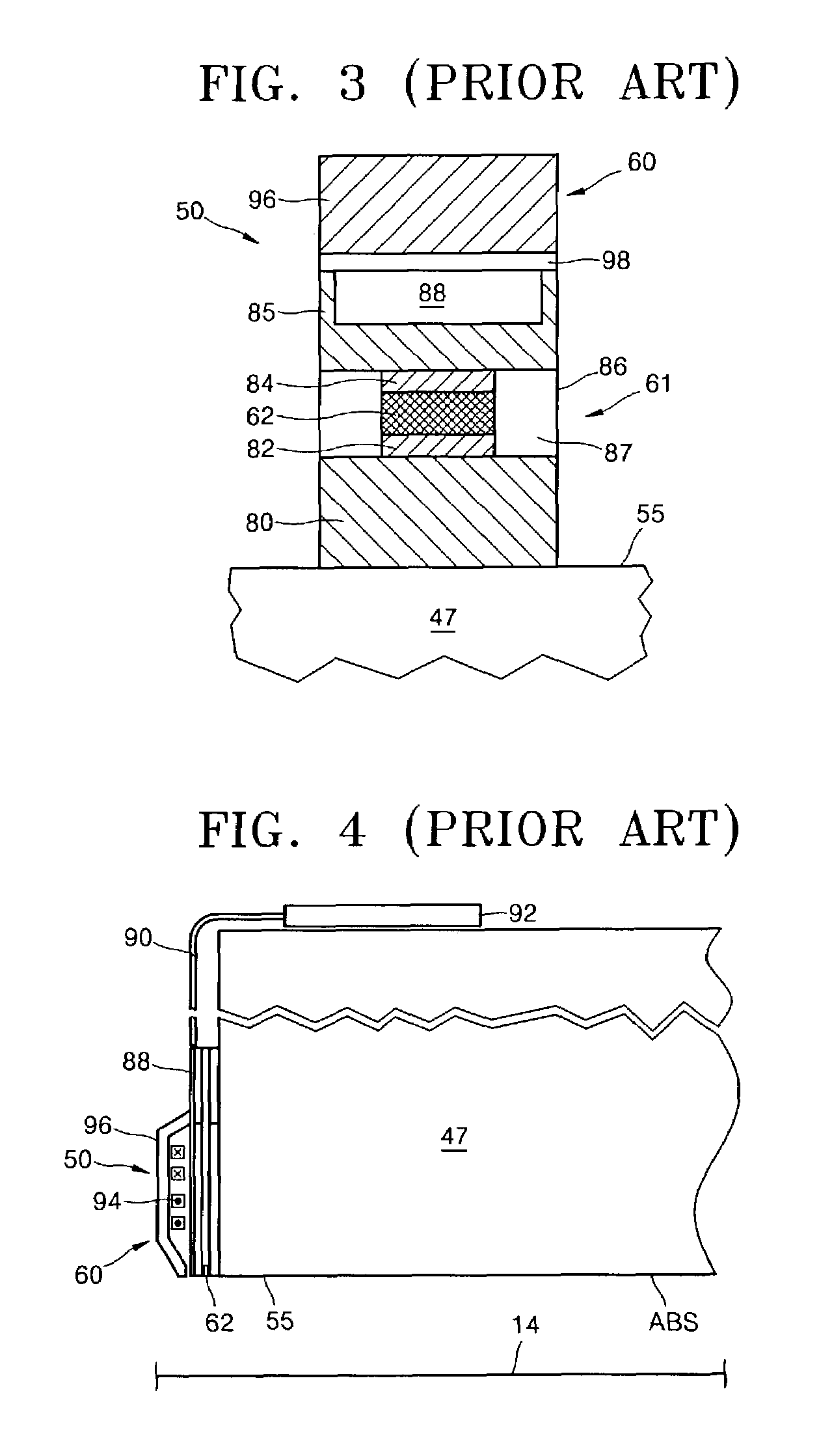 Hybrid writing and reading head to record data with high density