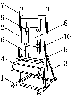 Drawing display device for outdoor architecture design