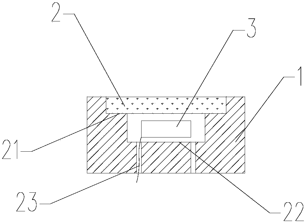 White light laser light source packaging method