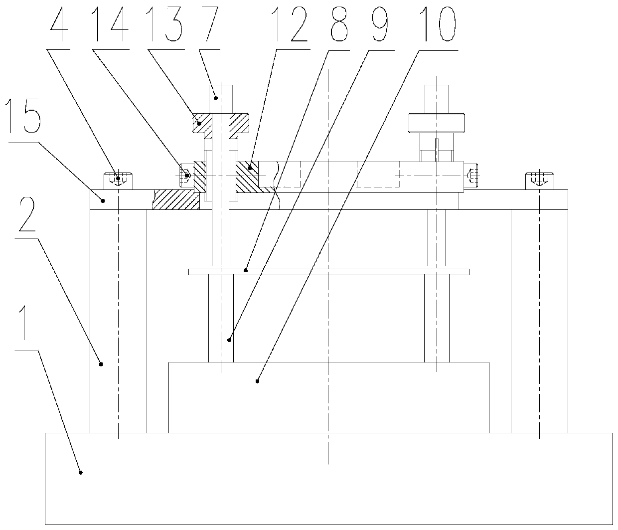 Multi-point precision thread adjusting clamping mechanism