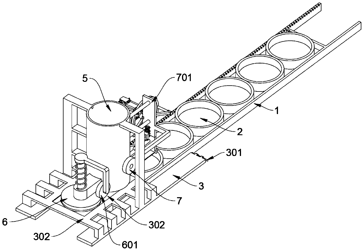 Efficient gasket pressing device for bottle cap inner gasket