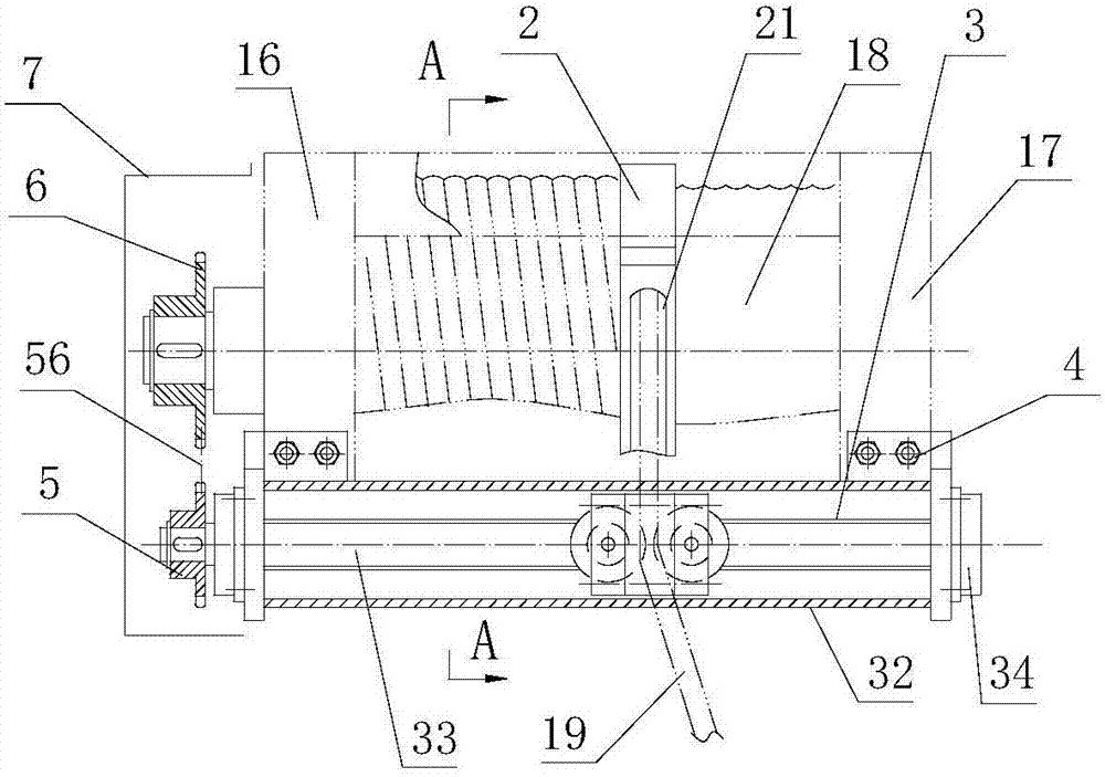 Rope guide with clamp type rope pressing device and adjustable rope guiding device