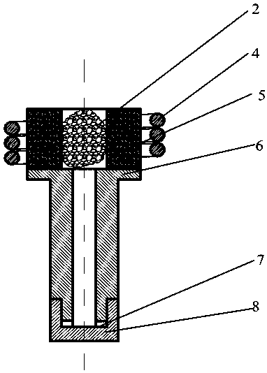 Device and method for high-throughput preparation of arrayed bulk amorphous alloys