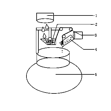 Automatic fish-feeding injector