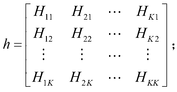 Multi-cell and multi-user co-channel interference suppression method based on triangular decomposition and SLNR (Signal Leakage Noise Ratio) algorithm