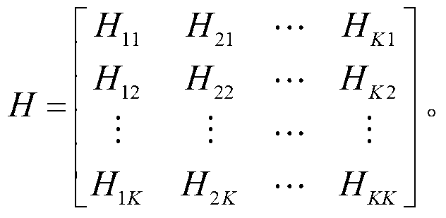 Multi-cell and multi-user co-channel interference suppression method based on triangular decomposition and SLNR (Signal Leakage Noise Ratio) algorithm