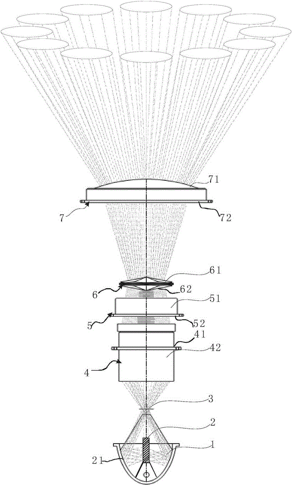 Lamps that produce three-dimensional lighting effects