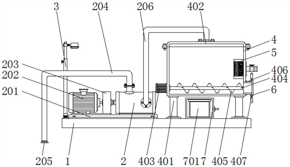 Sludge discharging device for sewage treatment