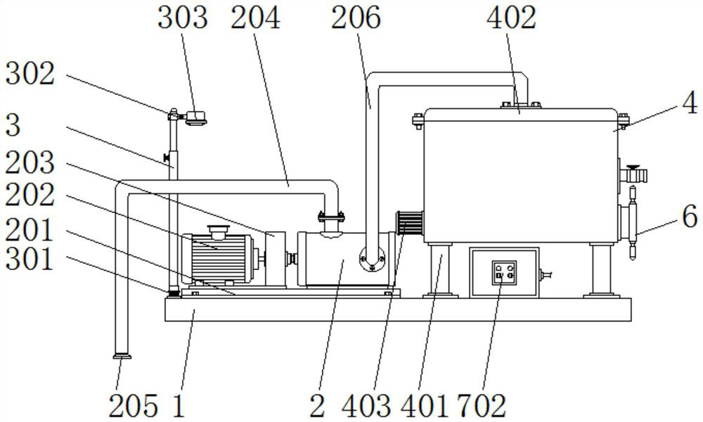 Sludge discharging device for sewage treatment