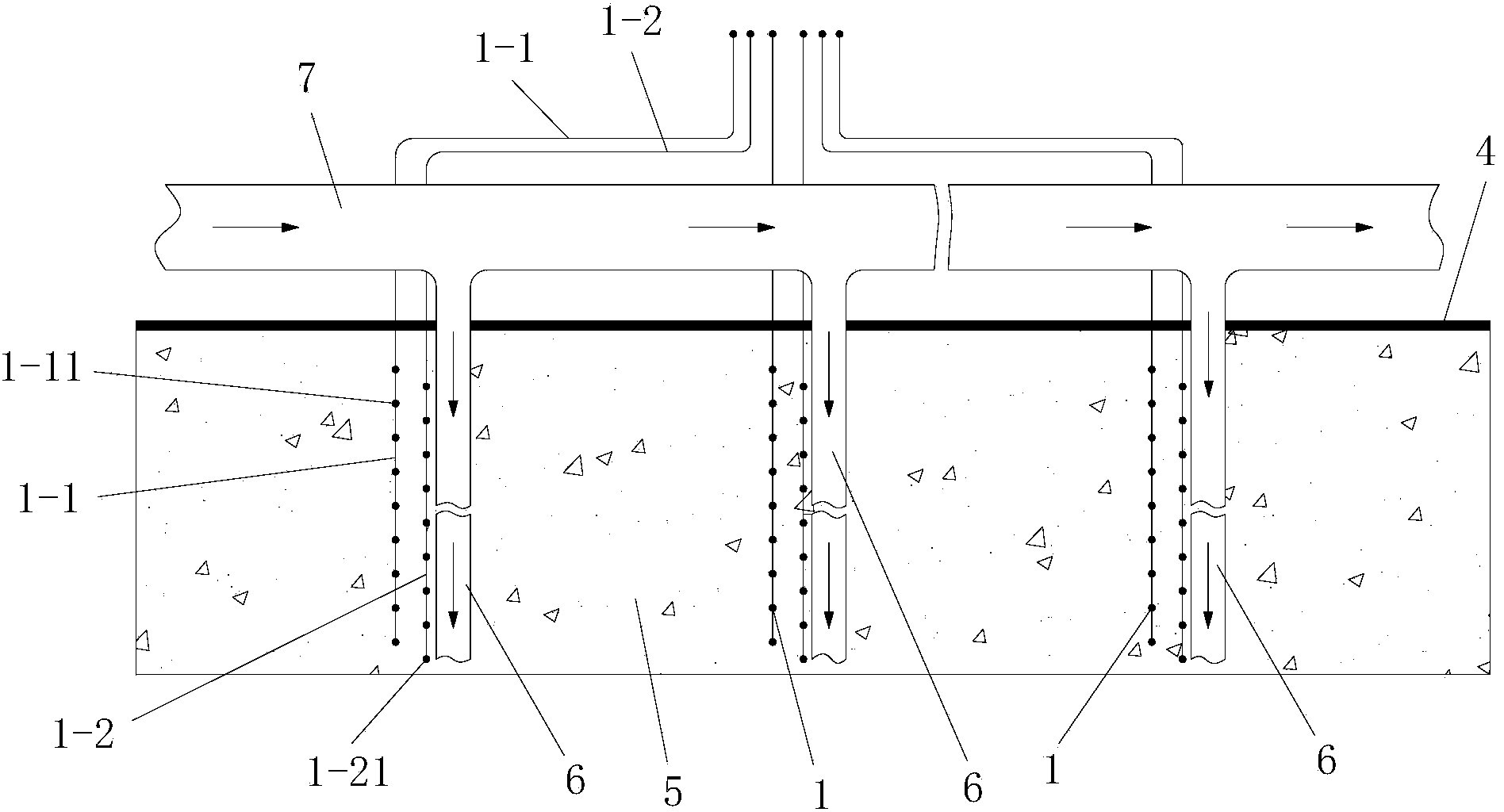 In-ground type tap water pipeline leak detection device and detection method