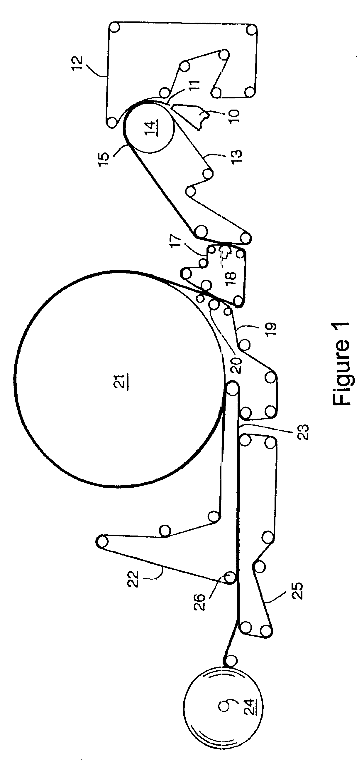 Non-woven through air dryer and transfer fabrics for tissue making