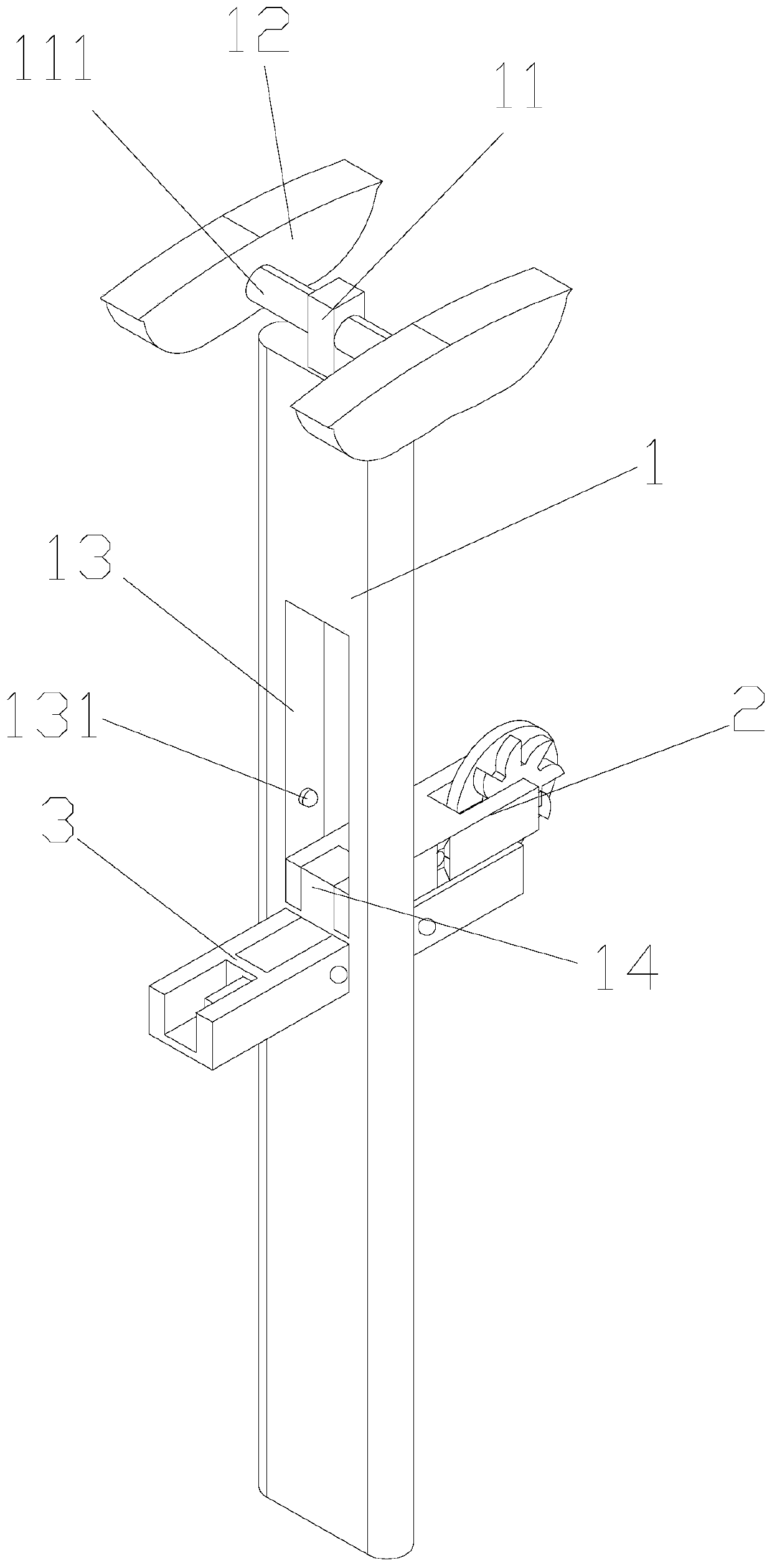 Electric self-balancing scooter operating lever with quick braking function