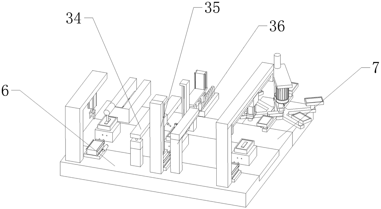 Automatic polishing cutter assembly device